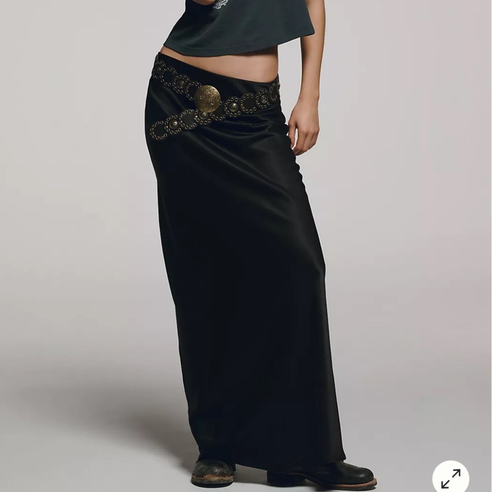 Anthropologie The Tilda Maxi Slip Skirt